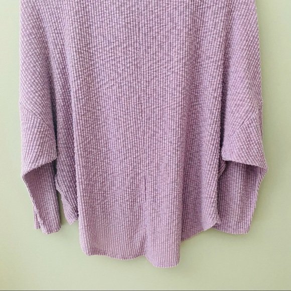 Urban Outfitters Oversized Ribbed Top Purple Sz XS - Picture 6 of 8